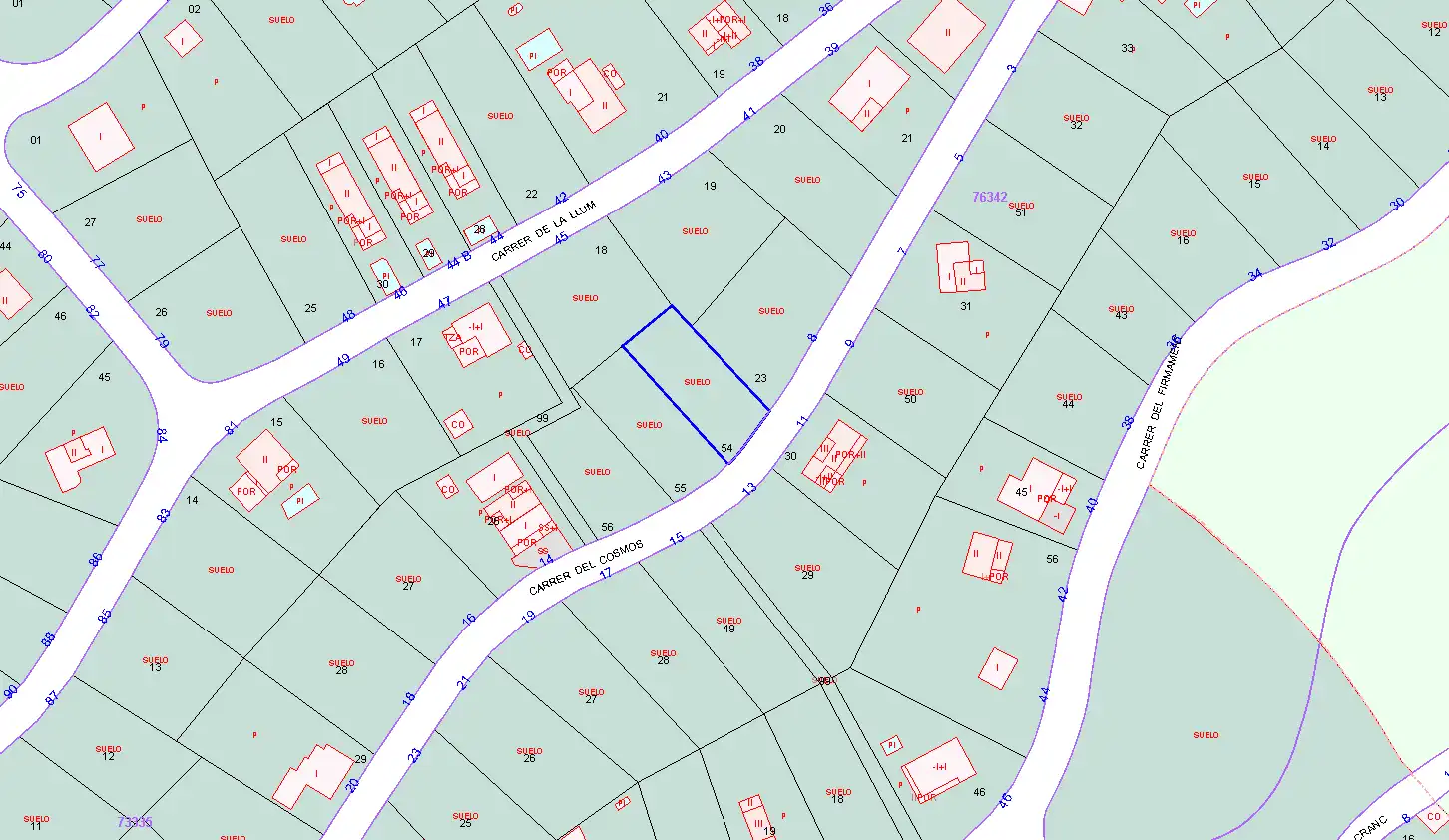 Residential land for sale in DEL COSMOS. PARCELA
