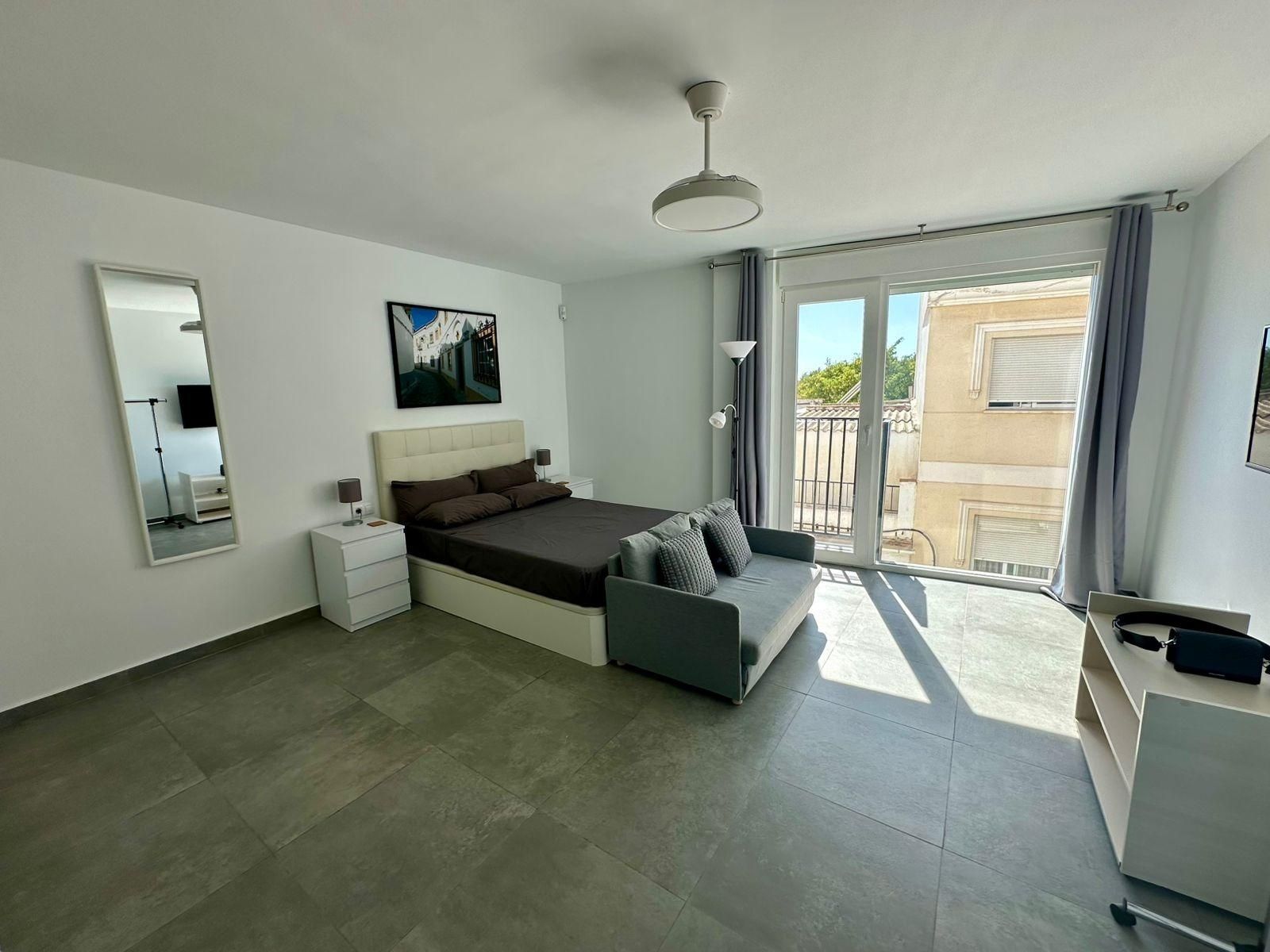 Bedroom of Study to rent in Benalmádena  with Air Conditioner