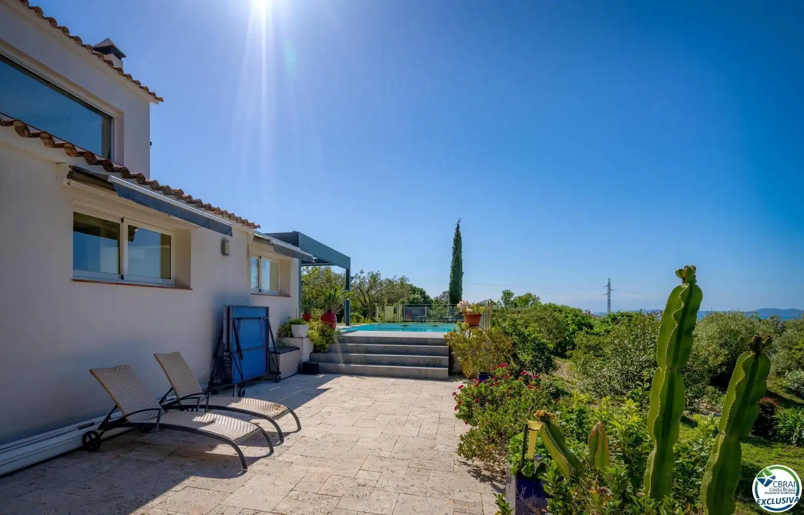 Vista exterior de Casa o xalet en venda en Palau-saverdera amb Aire condicionat, Calefacció i Terrassa