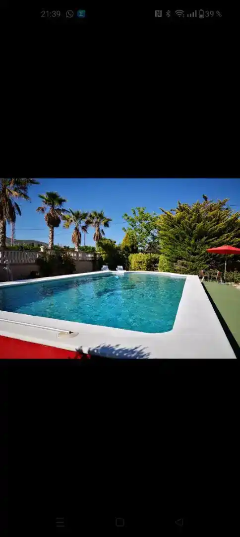 Piscina de Casa o chalet en venta en Banyeres de Mariola con Aire acondicionado, Piscina y Balcón