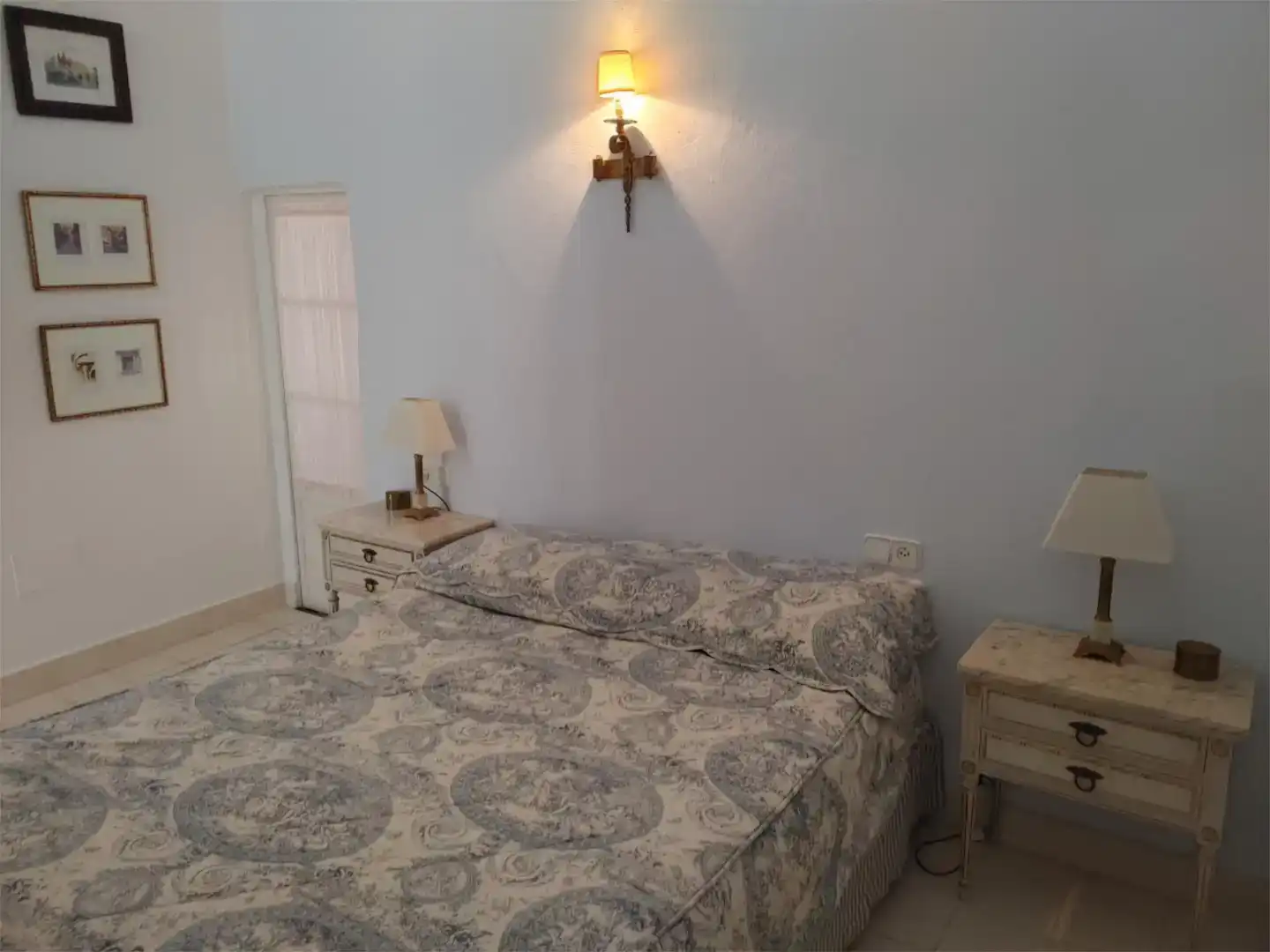 Schlafzimmer von Wohnung zur Miete in  Palma de Mallorca mit Möbliert, Waschmaschine und Fernseher
