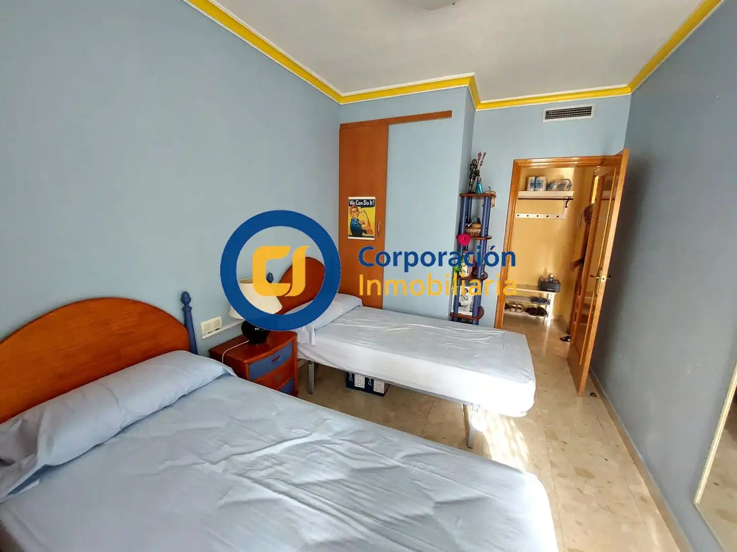 Schlafzimmer von Wohnung zum Verkauf in Lorca mit Klimaanlage, Möbliert und Balkon