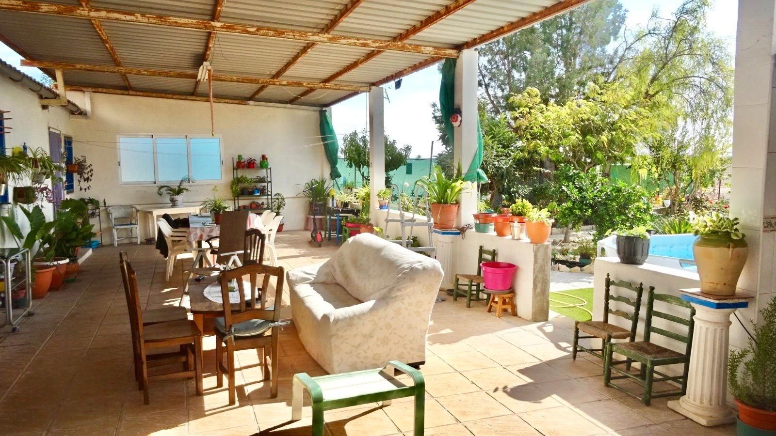 Terrassa de Casa o xalet en venda en San Isidro amb Jardí privat, Terrassa i Piscina