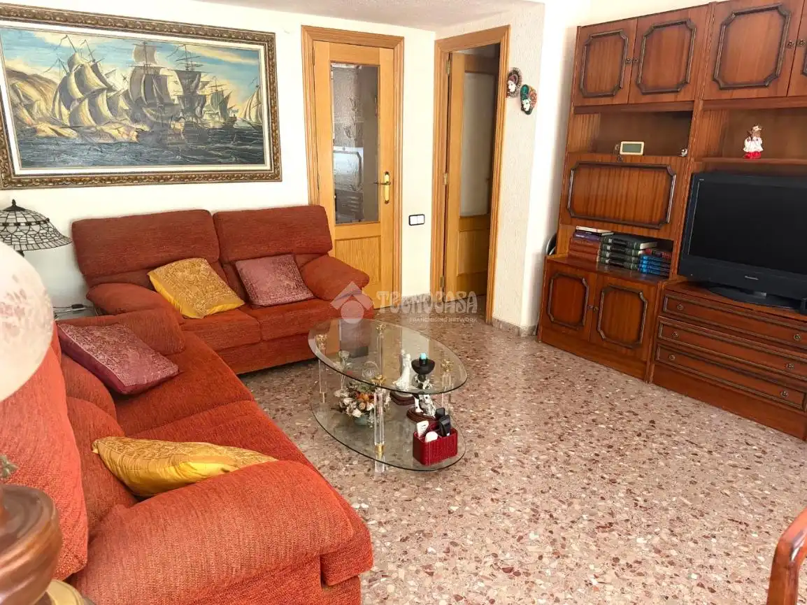Sala de estar de Piso en venta en Valencia con Aire acondicionado y Balcón