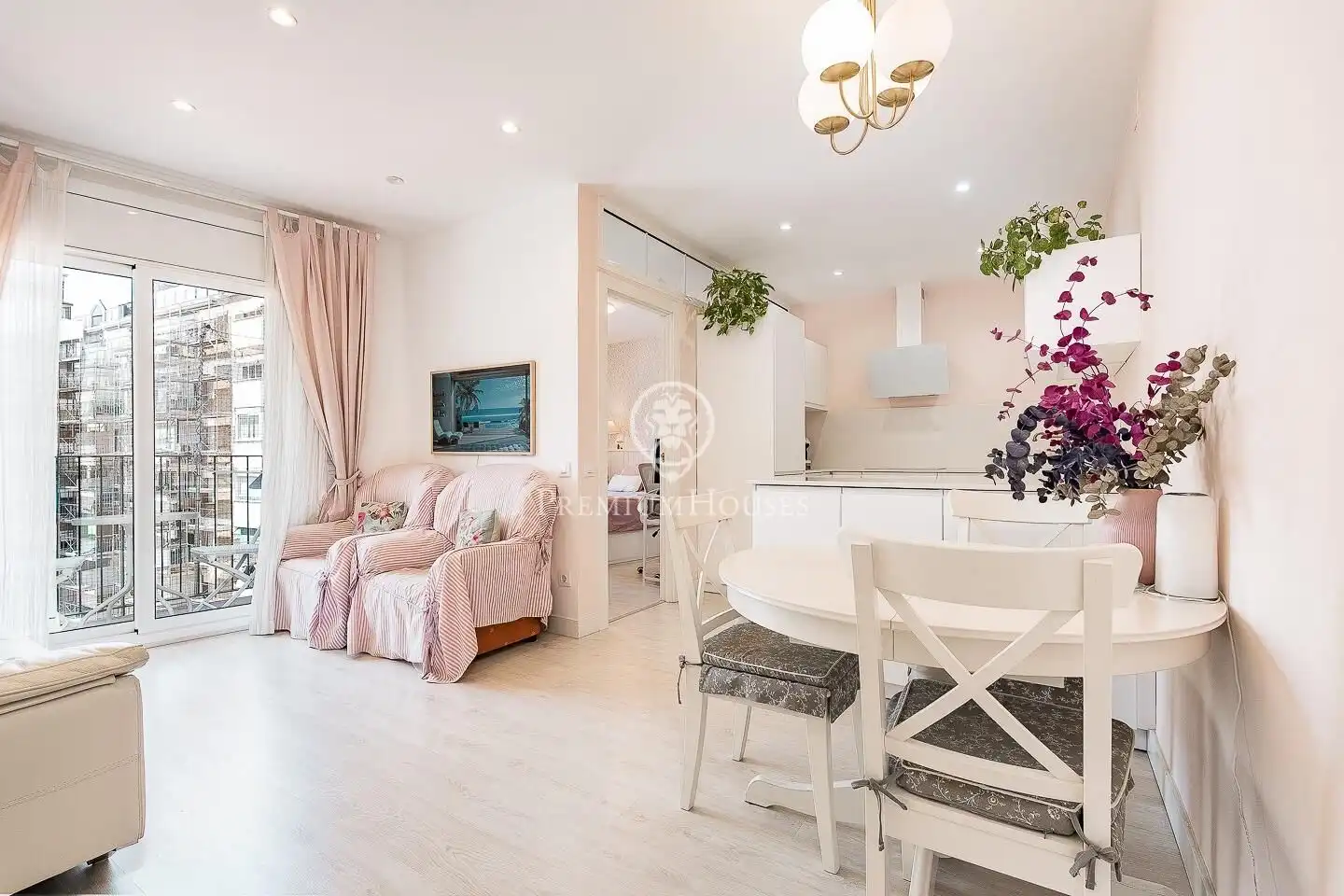 Wohnzimmer von Wohnungen zum Verkauf in Barcelona mit Klimaanlage, Heizung und Parkett