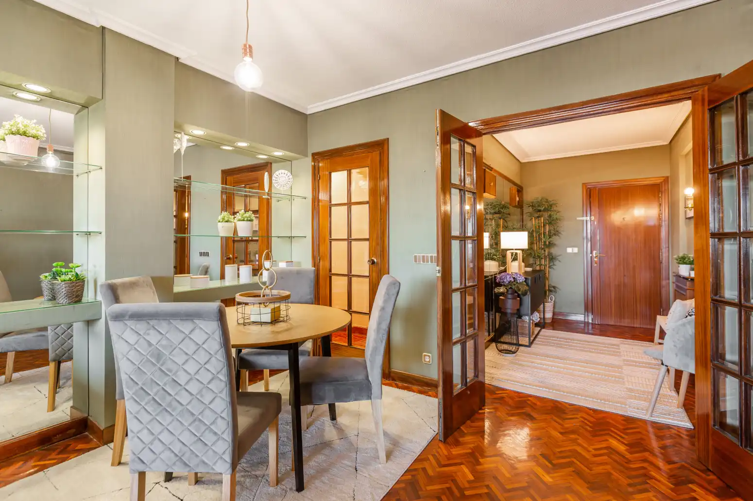 Comedor de Ático en venta en  Pamplona / Iruña con Parquet y Terraza