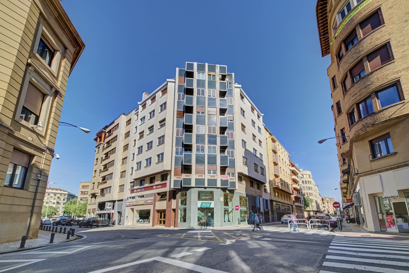 Exterior view of Flat for sale in  Pamplona / Iruña  with Heating, Parquet flooring and Balcony