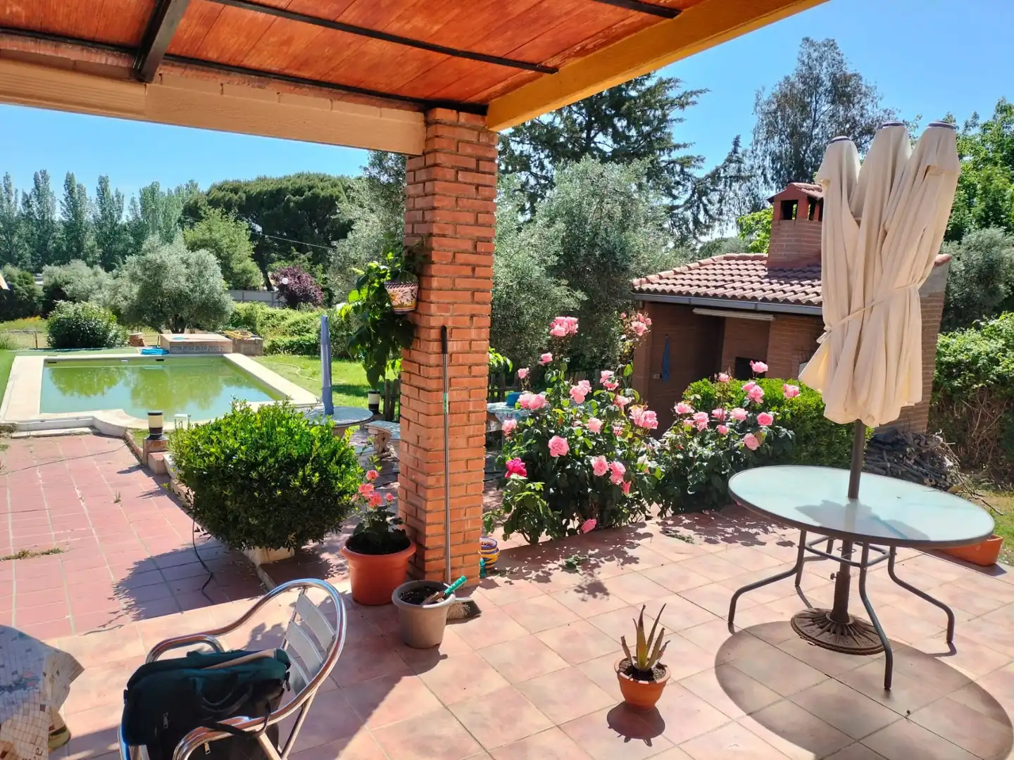 Jardín de Casa o chalet en venta en Almodóvar del Campo con Aire acondicionado, Calefacción y Terraza