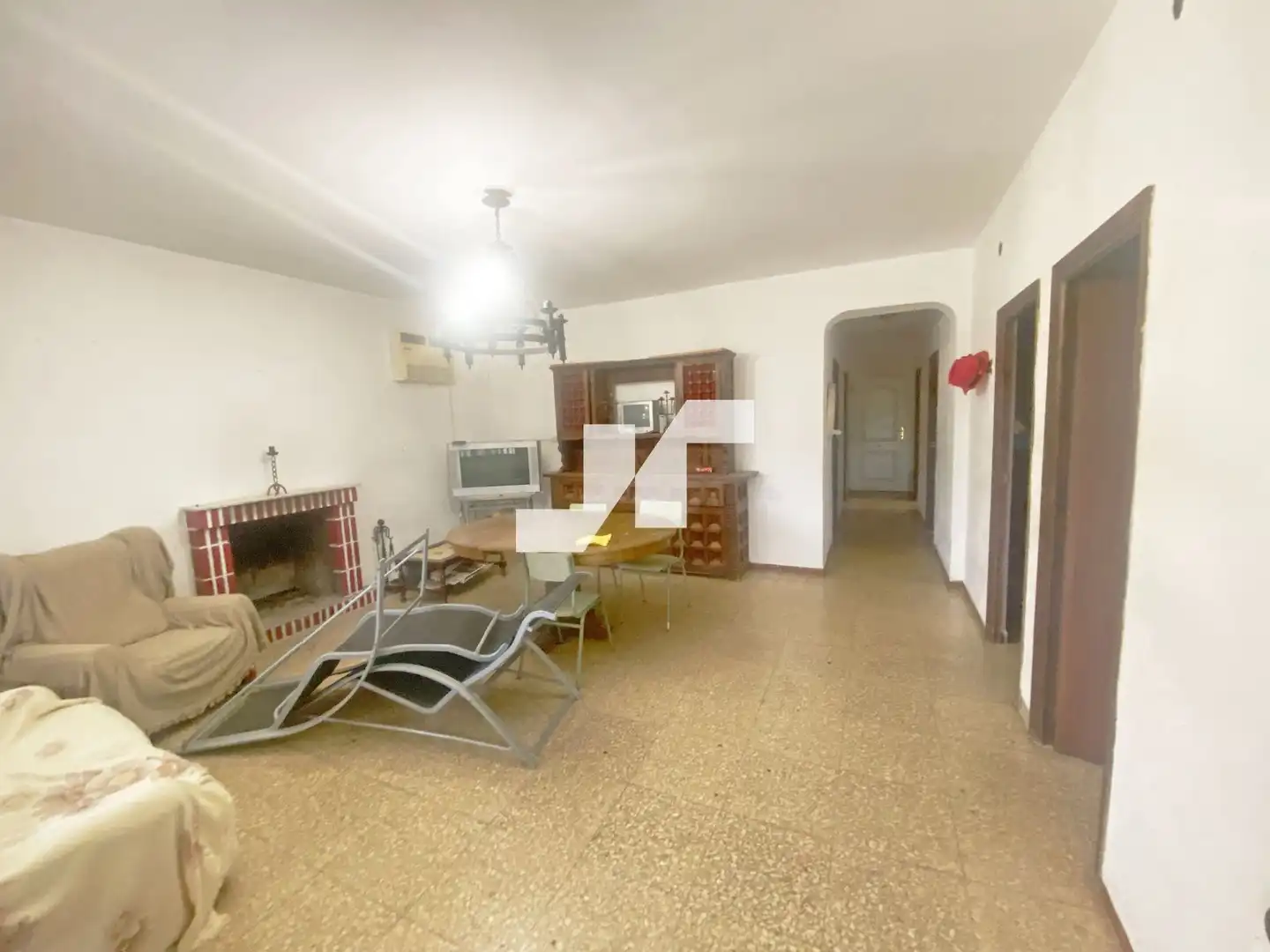 Sala de estar de Casa o chalet en venta en Pedralba con Trastero, Piscina y Amueblado
