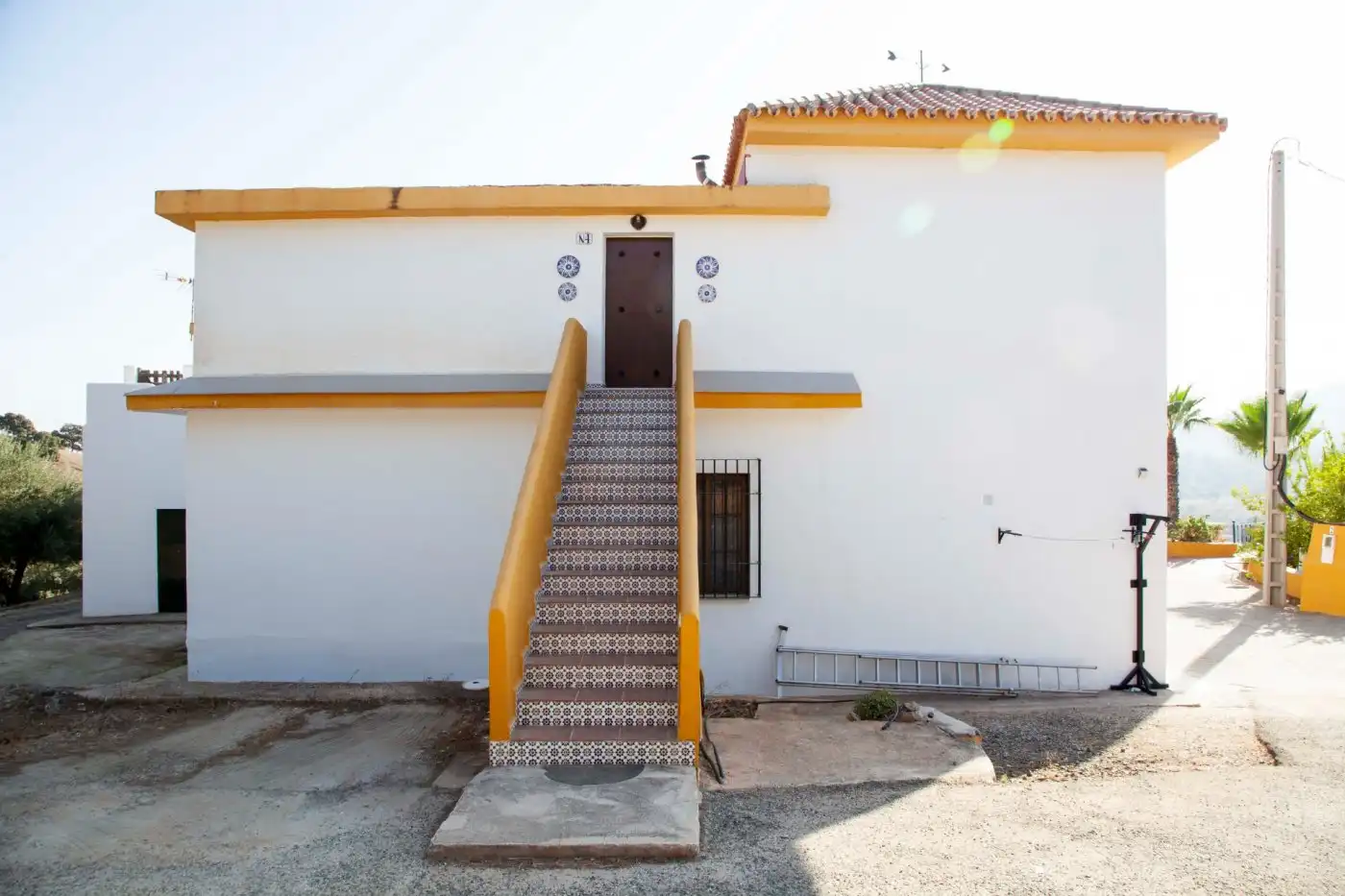 Vista exterior de Finca rústica en venda en Monda amb Jardí privat, Terrassa i Traster