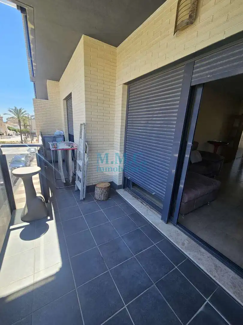 Balcony of Flat for sale in Roquetas de Mar  with Air Conditioner, Terrace and Furnished