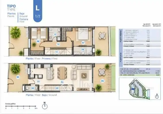 Maison mitoyenne avec piscine à vendre à Pueblo Español - Coveta Fumá, imagen 13
