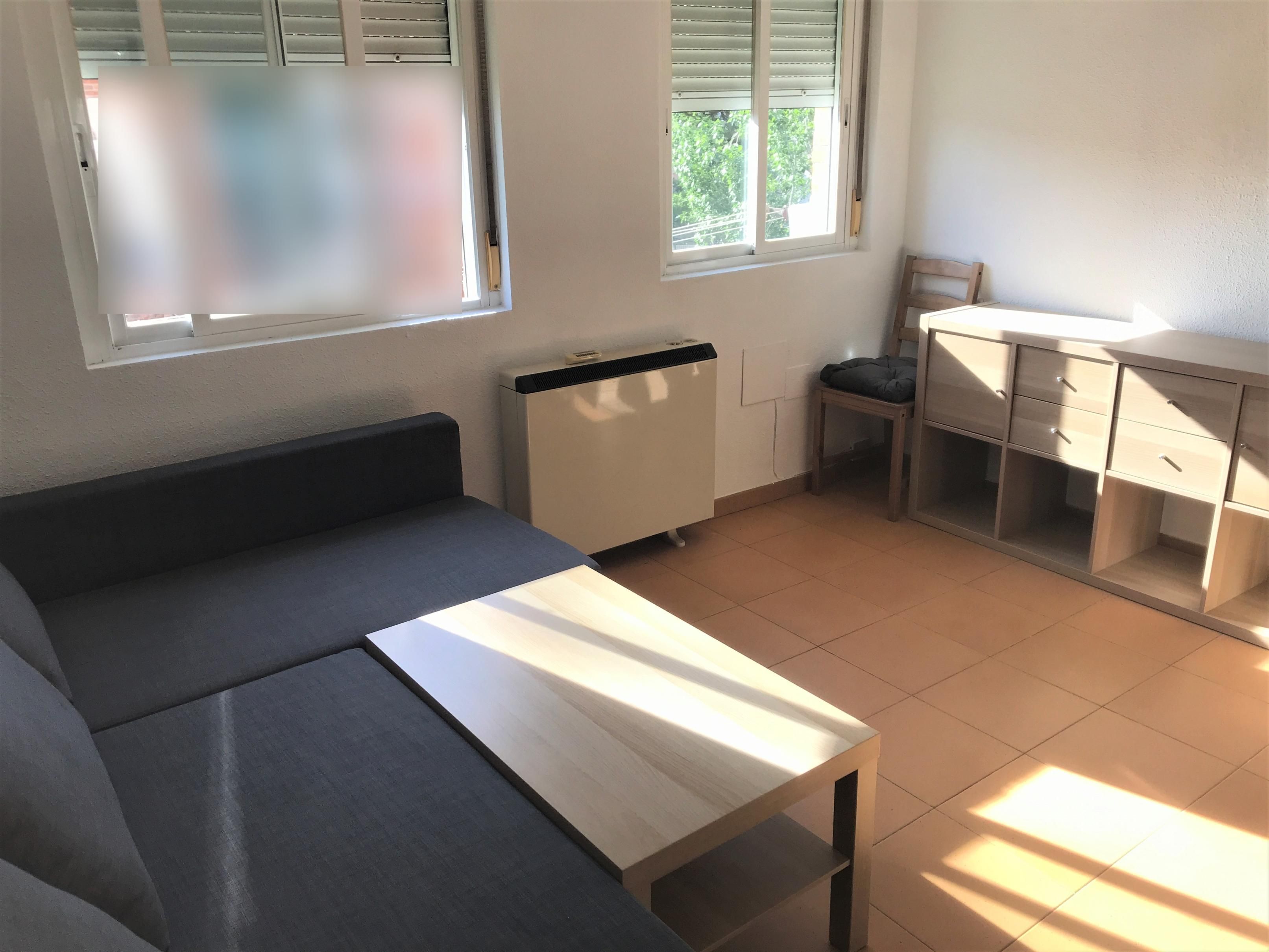Living room of Flat for sale in  Madrid Capital  with Heating