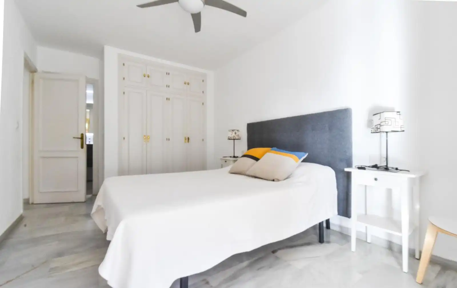 Bedroom of Apartments for rent in Fuengirola  with Air Conditioner, Heating and Private garden
