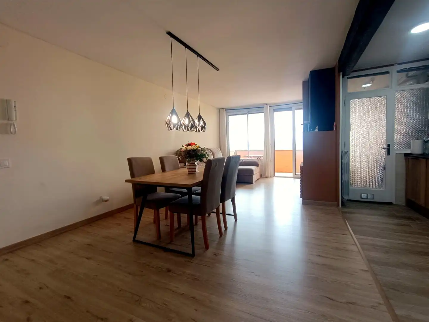 Dining room of Flat for sale in Calders  with Heating, Parquet flooring and Balcony