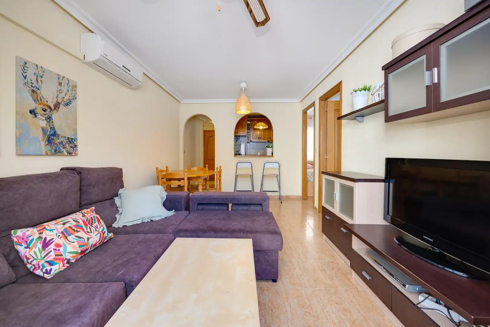 Sala de estar de Apartamento en venta en Torrevieja con Aire acondicionado, Terraza y Trastero