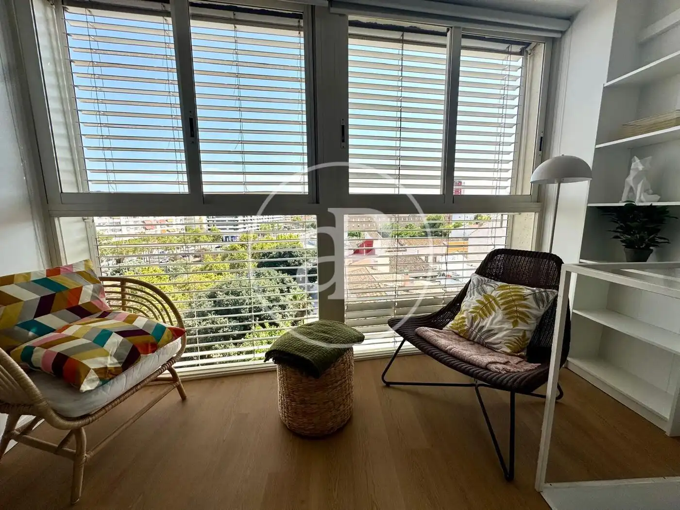 Balcony of Duplexes for rent in Valencia  with Air Conditioner, Heating and Furnished