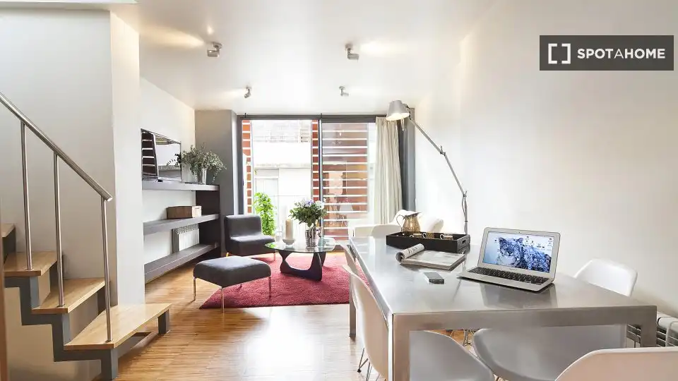 Apartamento para compartir en Barcelona con Aire acondicionado, Calefacción y Terraza