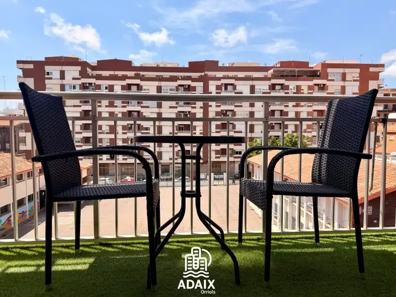 Terraza de Piso de alquiler en Sagunto / Sagunt con Aire acondicionado, Calefacción y Amueblado