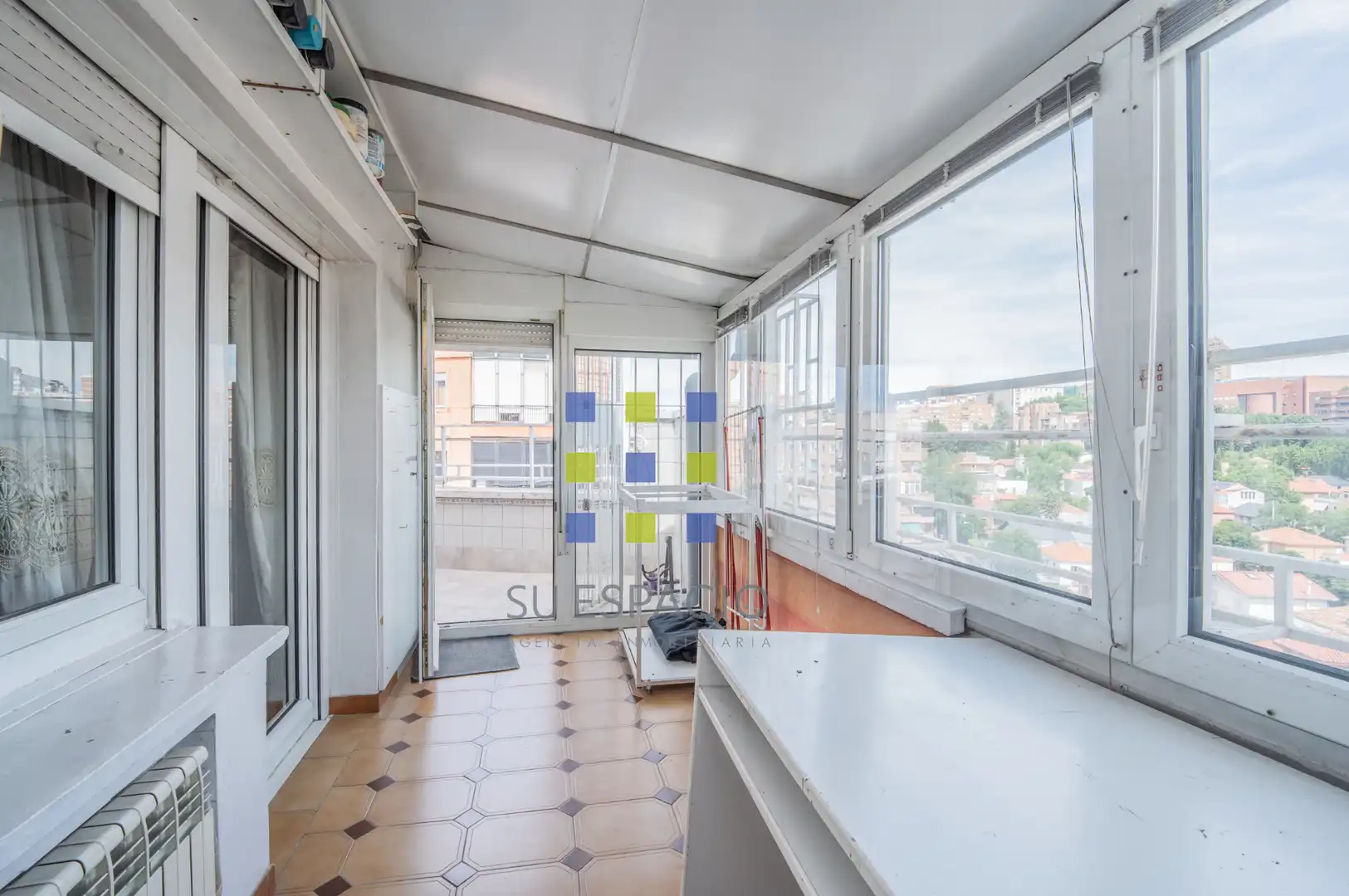 Terrasse von Dachboden zum Verkauf in Madrid mit Klimaanlage, Heizung und Parkett