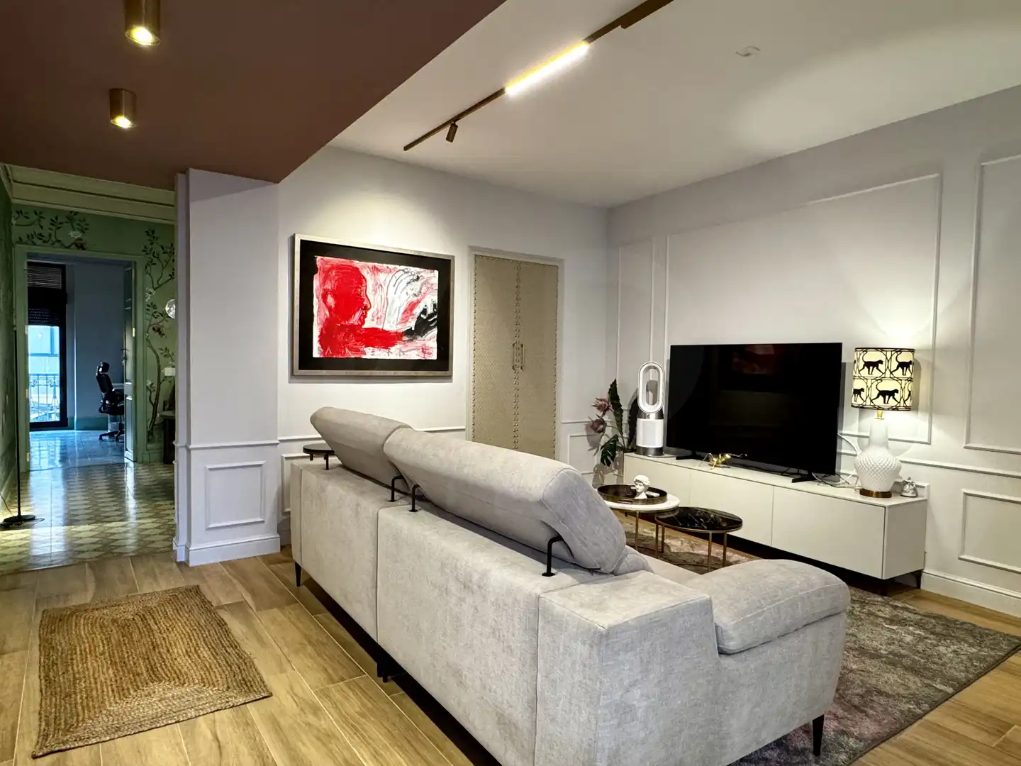 Sala de estar de Piso en venta en Carcaixent con Aire acondicionado y Terraza