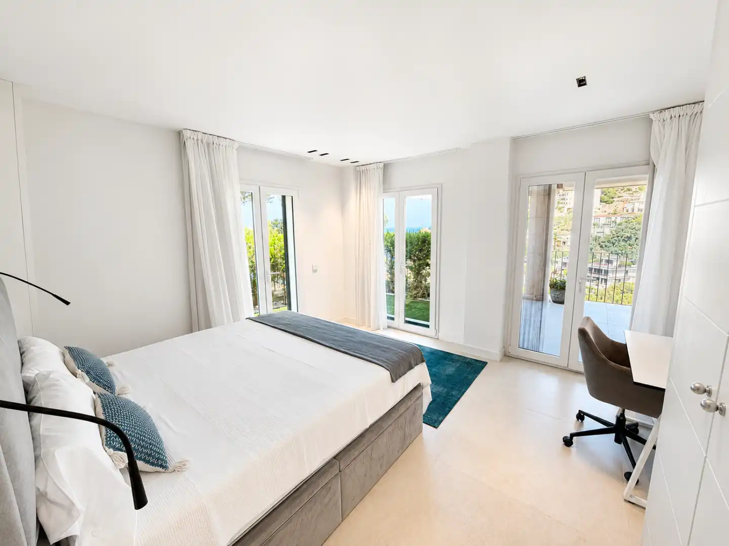 Schlafzimmer von Wohnung zur Miete in Andratx mit Privatgarten, Terrasse und Schwimmbad