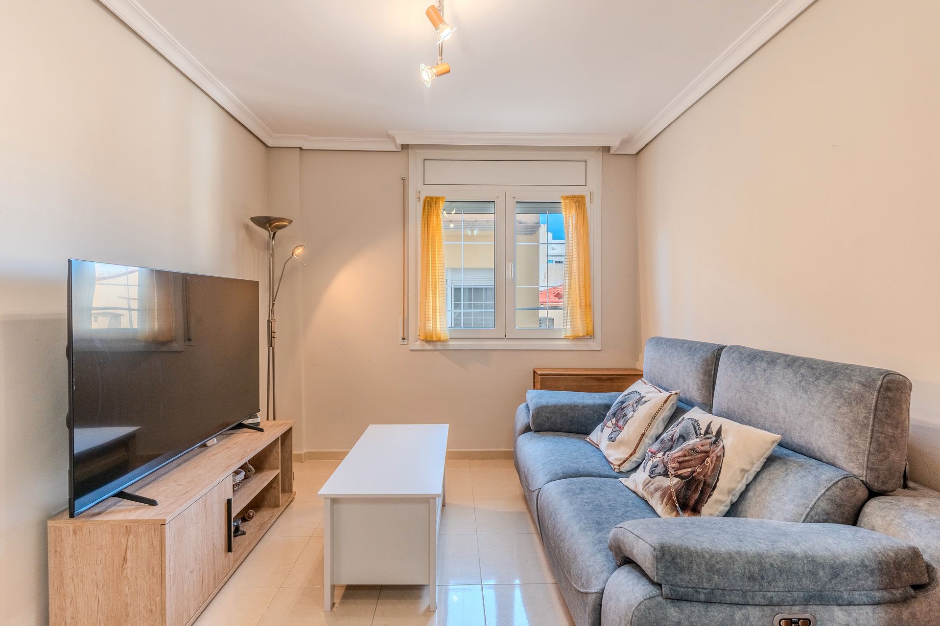 Living room of Flat for sale in L'Ampolla  with Air Conditioner, Heating and Terrace