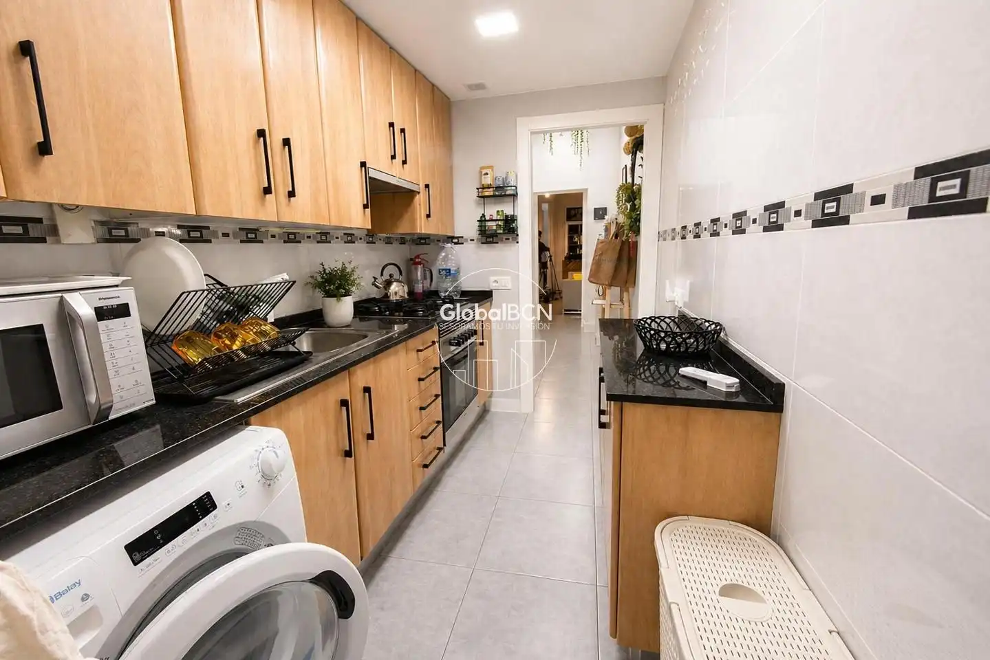 Cocina de Piso en venta en Barcelona con Aire acondicionado, Amueblado y Balcón