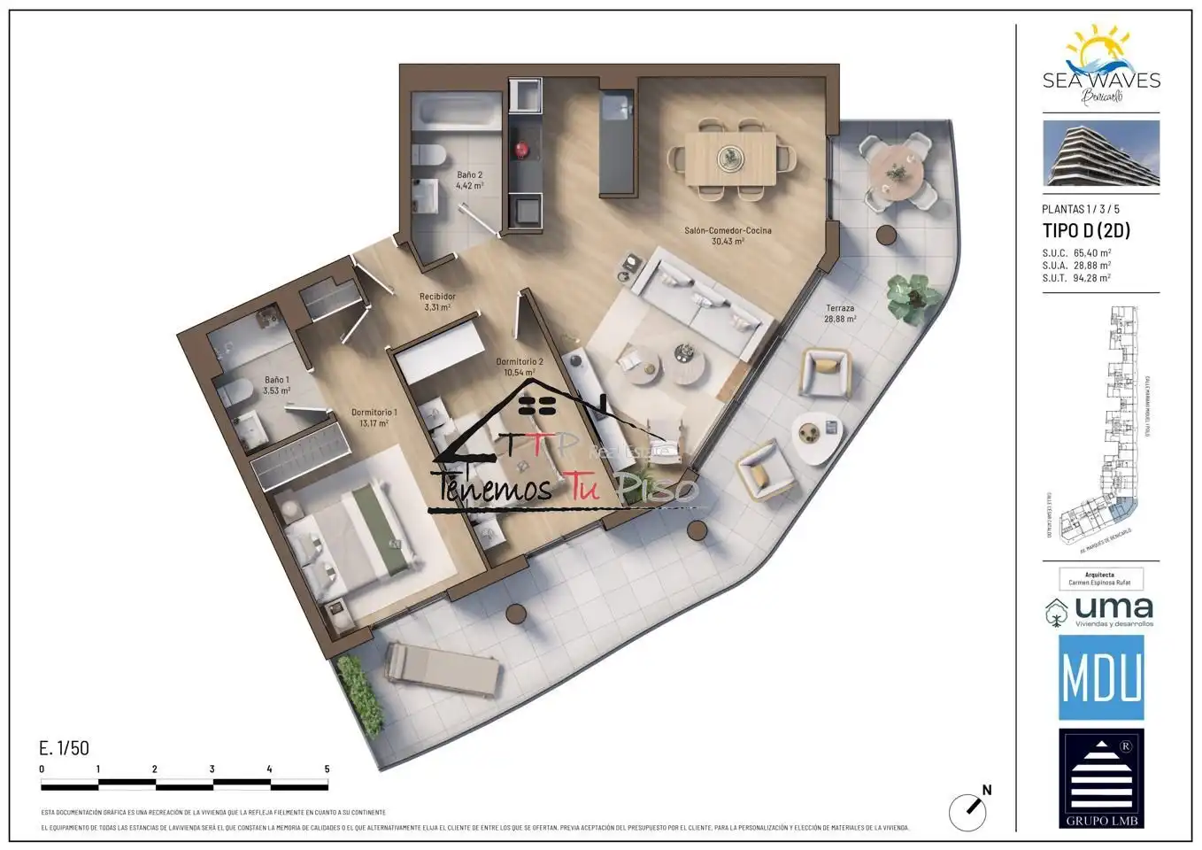 Wohnung mit Pool zum Verkauf in Avinguda del Marquès de Benicarló, imagen 2