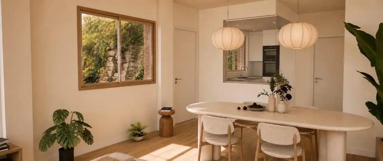 Comedor de Casa adosada en venta en Terrassa con Aire acondicionado, Calefacción y Terraza