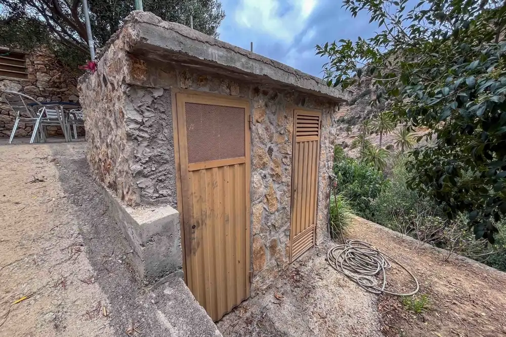 Vista exterior de Finca rústica en venta en Vallehermoso con Amueblado