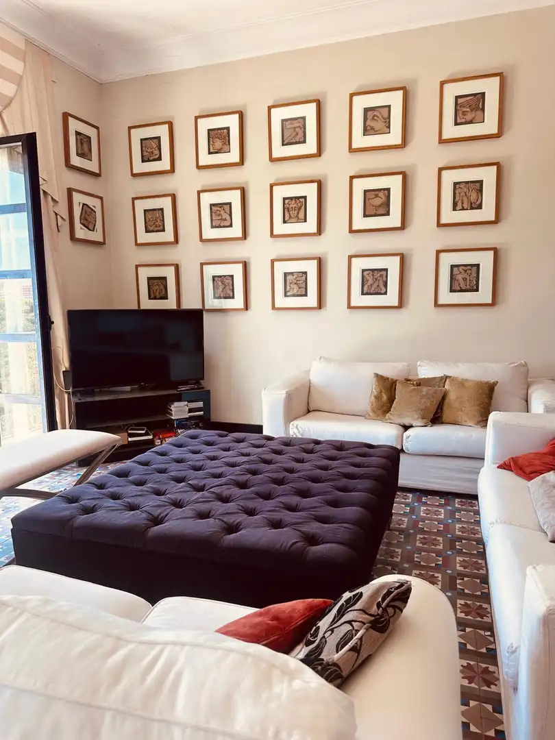 Wohnzimmer von Wohnungen zur Miete in Málaga mit Möbliert und Balkon