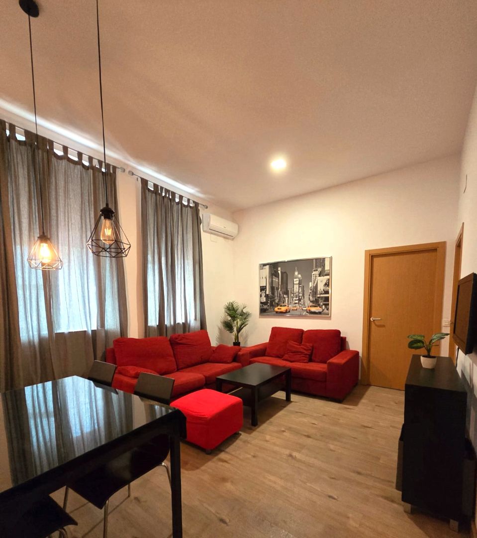 Living room of Flat for sale in Badajoz Capital  with Air Conditioner, Heating and Parquet flooring