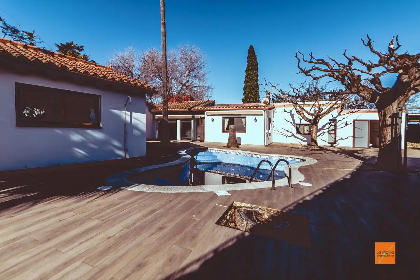 Piscina de Casa o chalet en venta en Santa Bàrbara con Calefacción, Jardín privado y Parquet