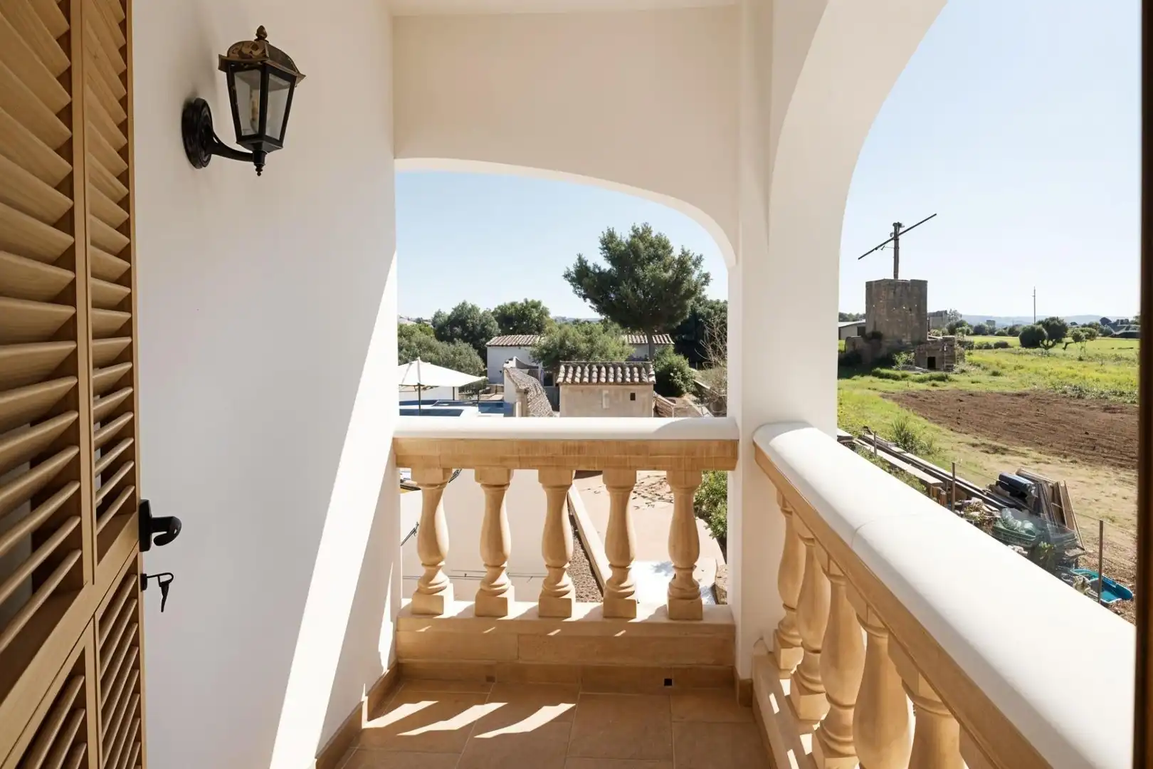 Terraza de Finca rústica en venta en  Palma de Mallorca con Aire acondicionado, Calefacción y Jardín privado