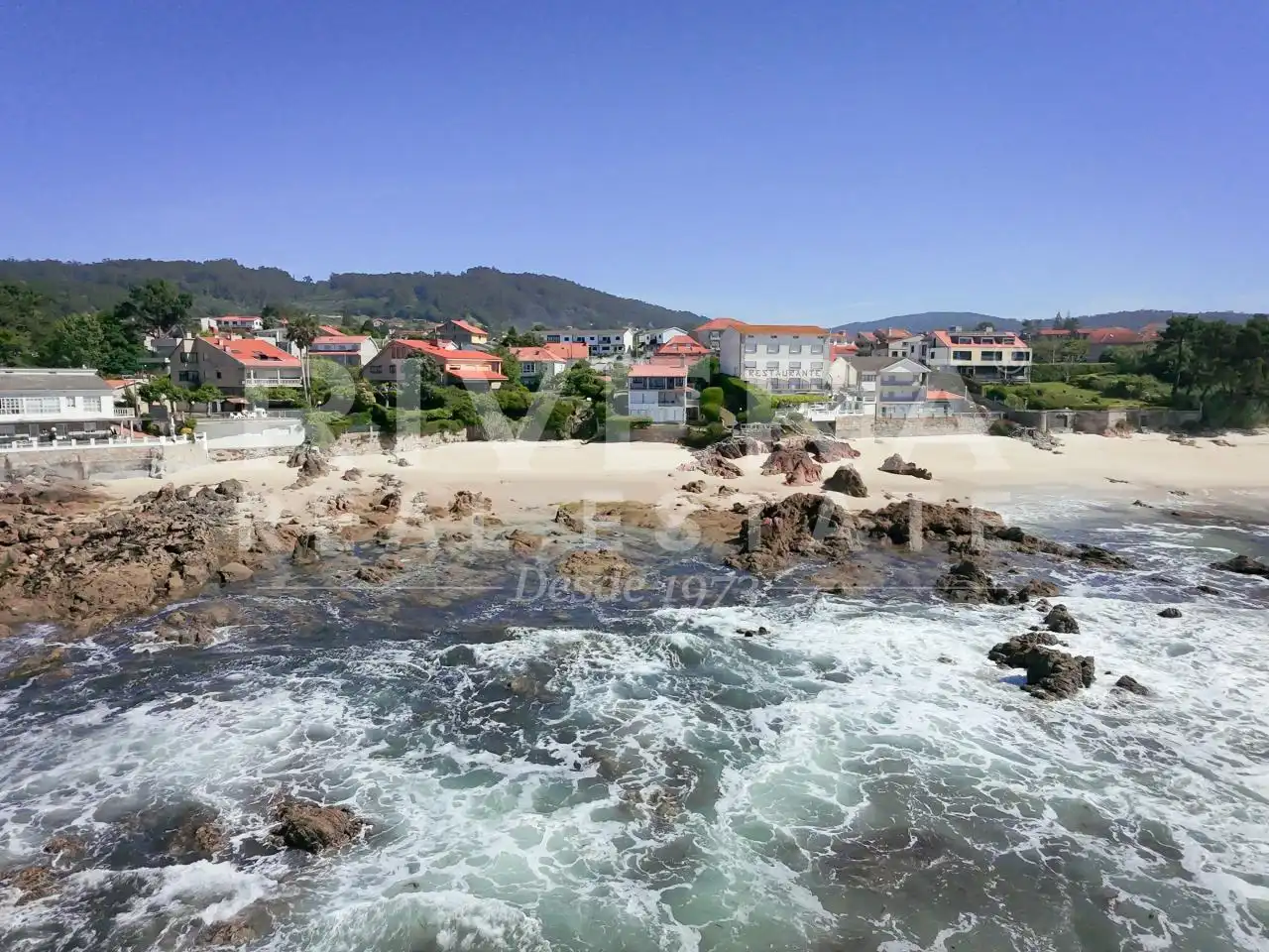 Vista exterior de Piso en venta en Sanxenxo con Calefacción y Terraza