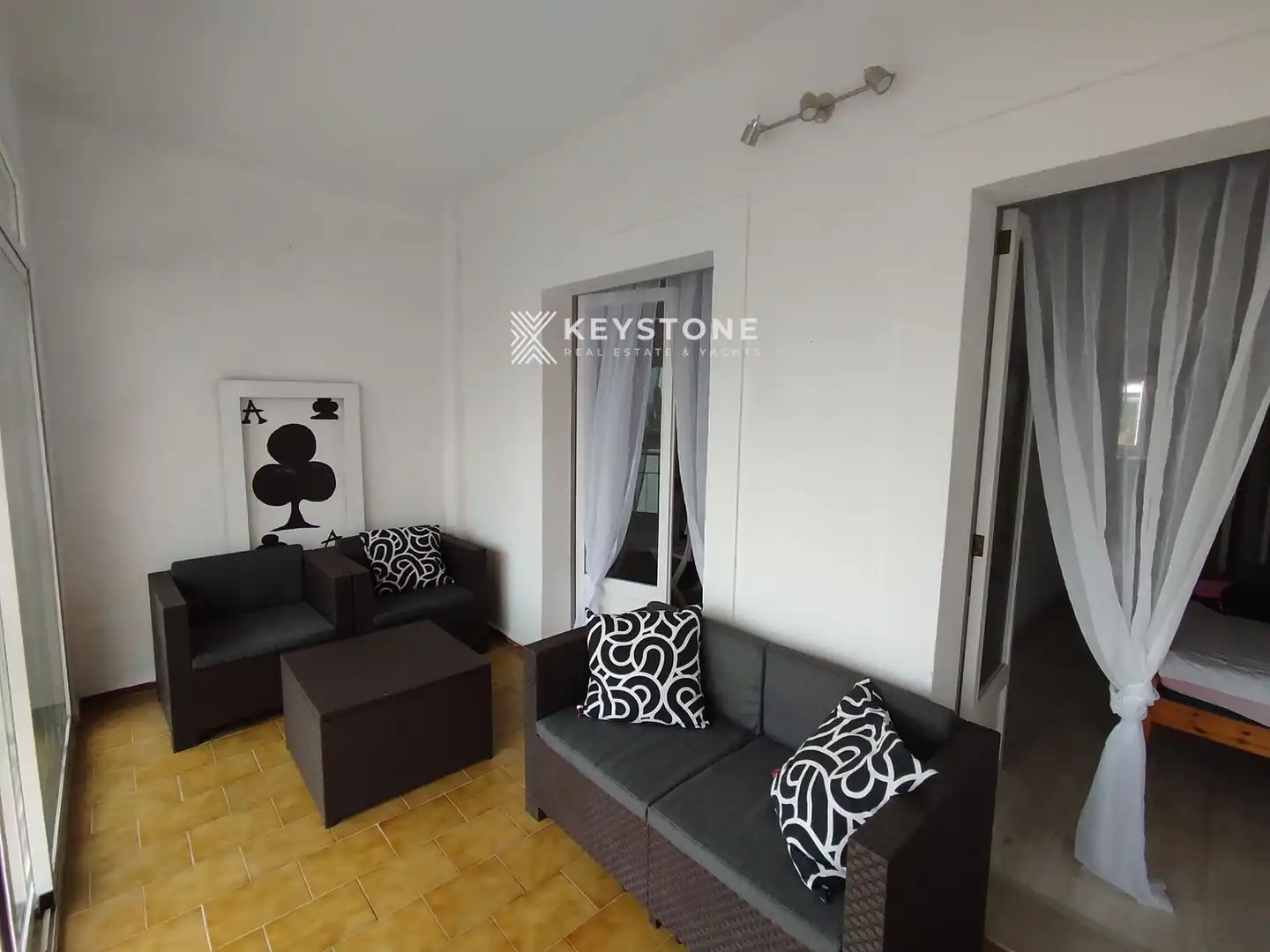 Balcony of Attic for rent in  Palma de Mallorca  with Air Conditioner, Terrace and Storage room