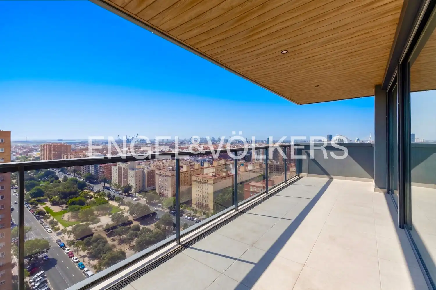 Terrace of Flat for rent in Valencia  with Air Conditioner, Heating and Terrace