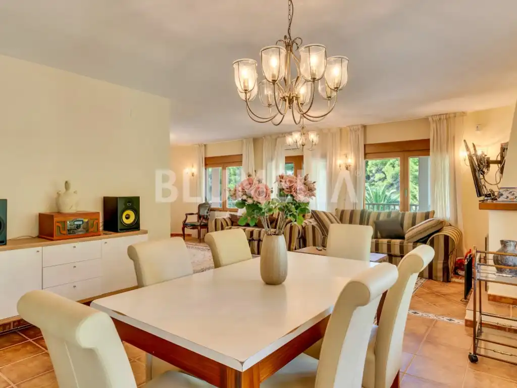 Dining room of Houses for sale in Dénia  with Air Conditioner, Private garden and Terrace