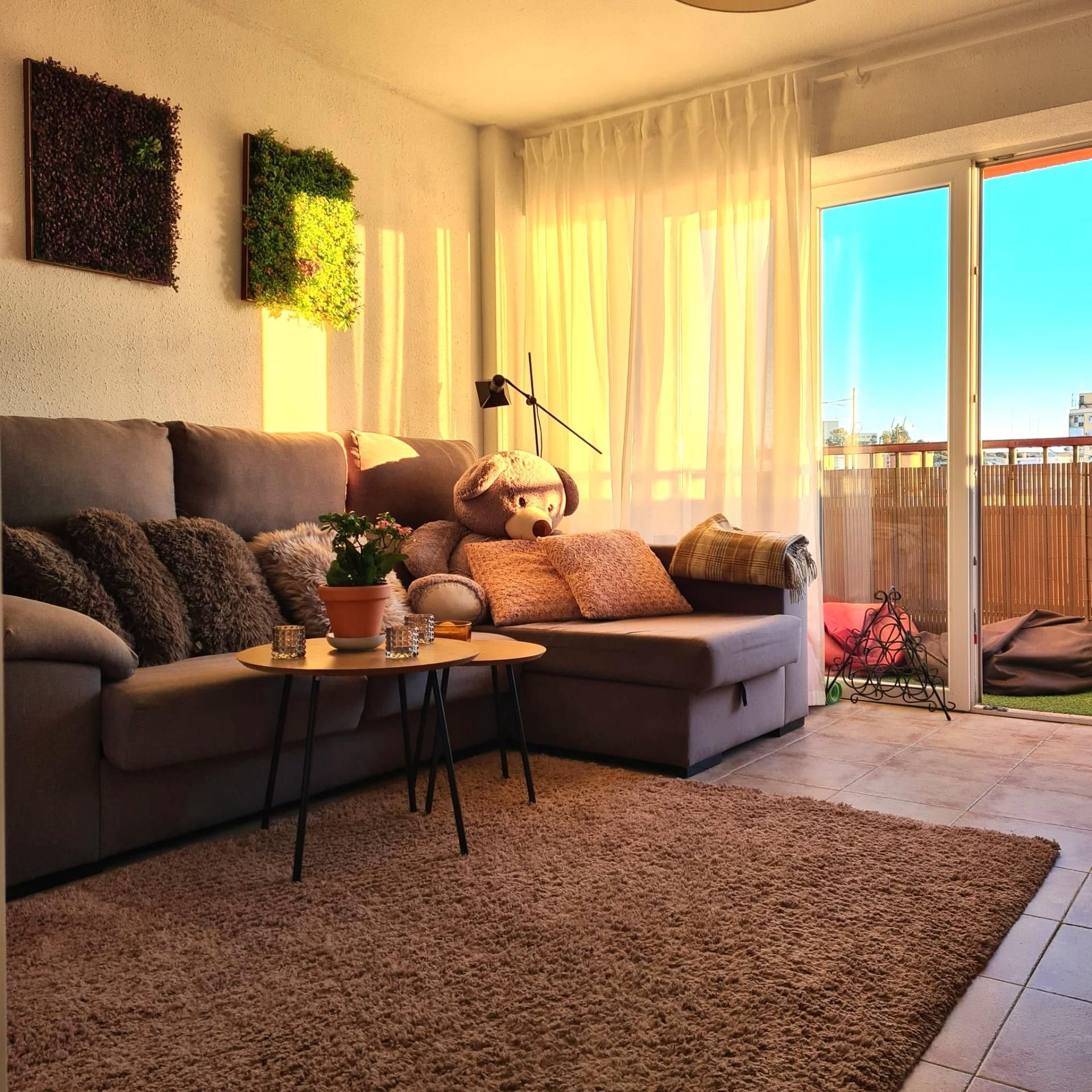 Living room of Flat for sale in Alicante / Alacant  with Air Conditioner, Heating and Private garden