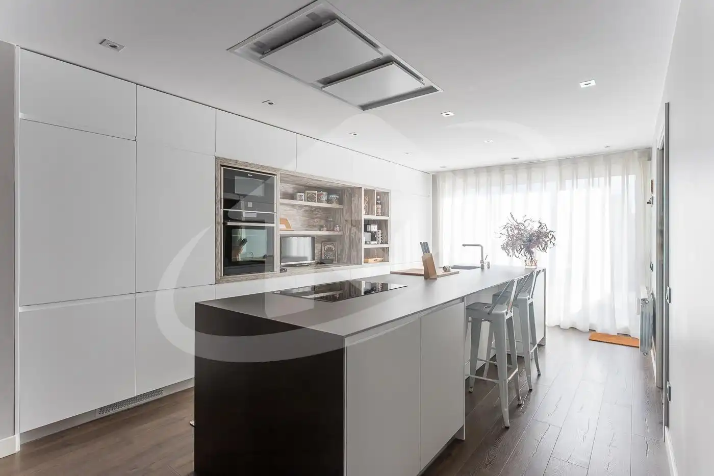 Kitchen of Houses for sale in Sabadell  with Heating, Private garden and Parquet flooring