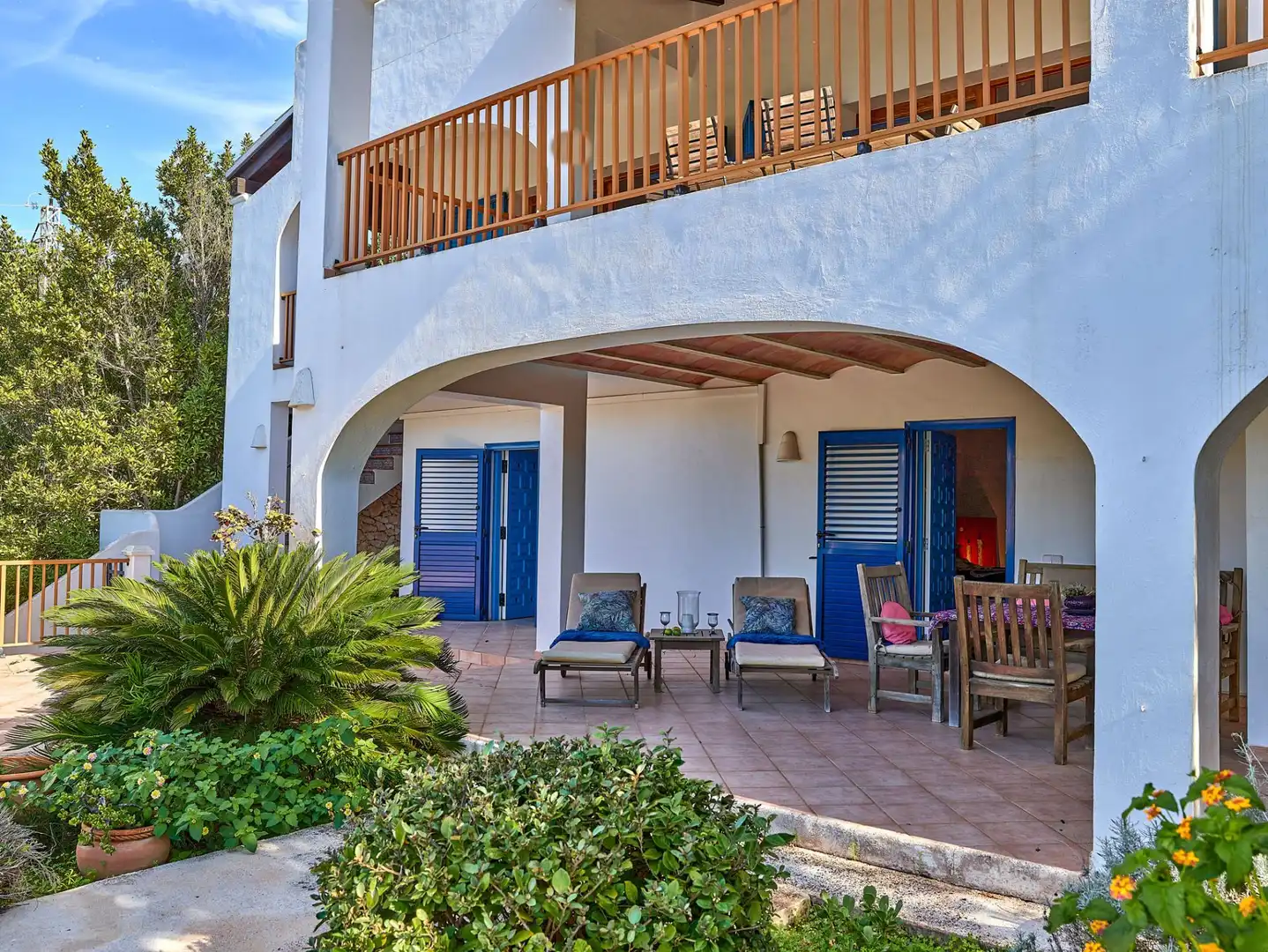 Terrace of Houses for sale in Sant Josep de sa Talaia  with Air Conditioner, Heating and Private garden