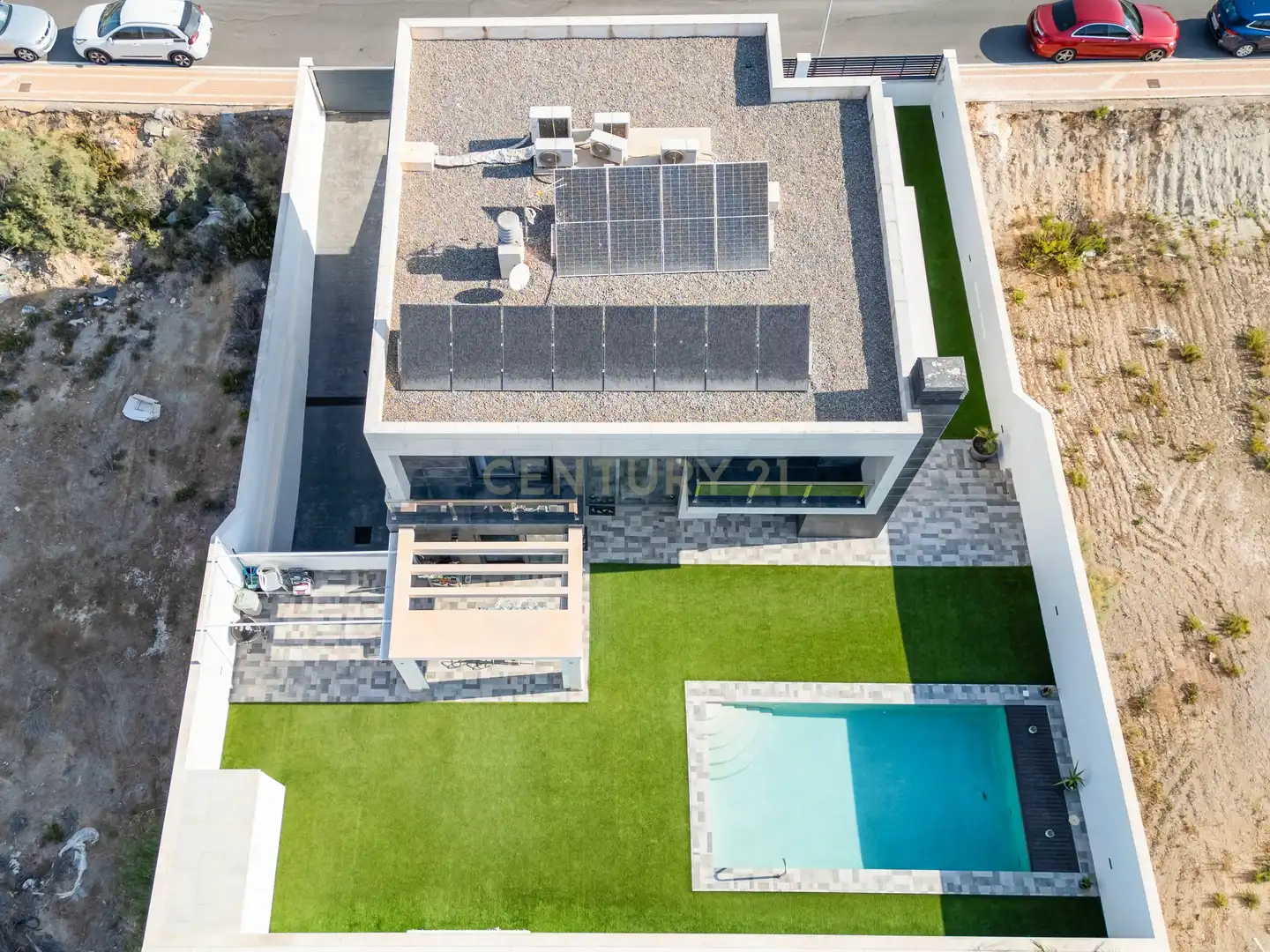 Vista exterior de Casa o xalet en venda en El Ejido amb Aire condicionat, Jardí privat i Traster