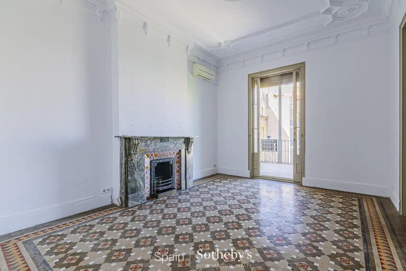Sala de estar de Apartamento en venta en Barcelona con Calefacción y Terraza