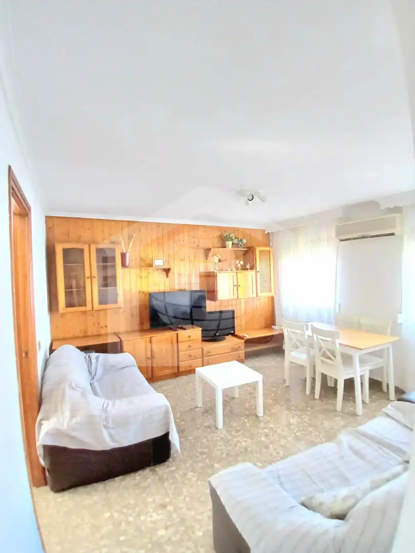 Living room of Flat for rent in Málaga  with Furnished