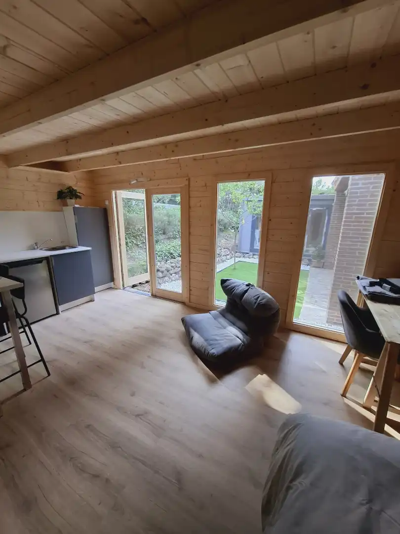 Sala de estar de Estudio de alquiler en Villaviciosa de Odón con Aire acondicionado, Calefacción y Amueblado
