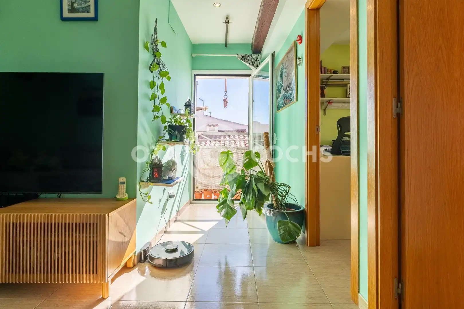 Sala d'estar de Pis en venda en Reus amb Aire condicionat, Terrassa i Balcó