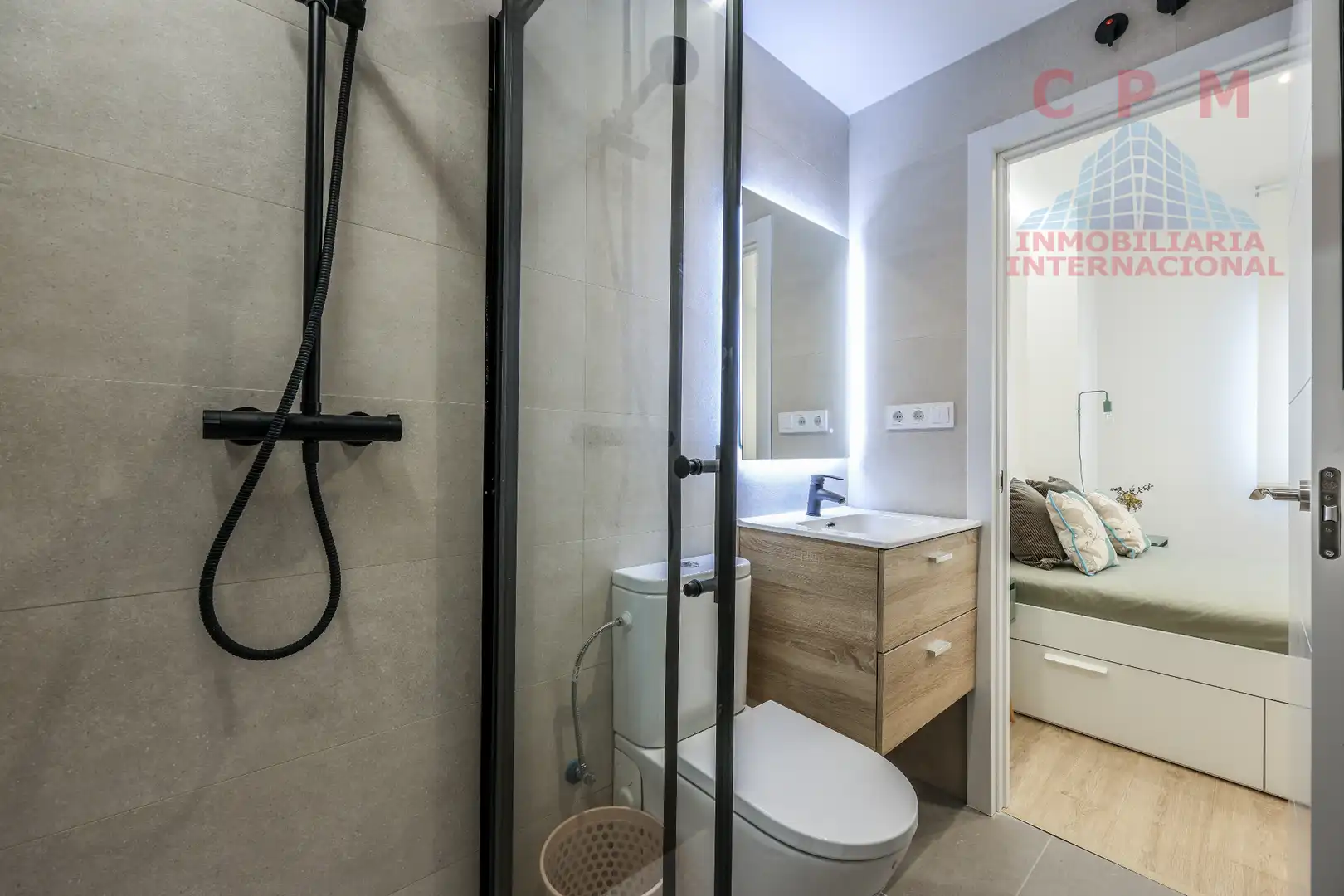Badezimmer von Wohnung zur Miete in Madrid mit Klimaanlage, Heizung und Parkett