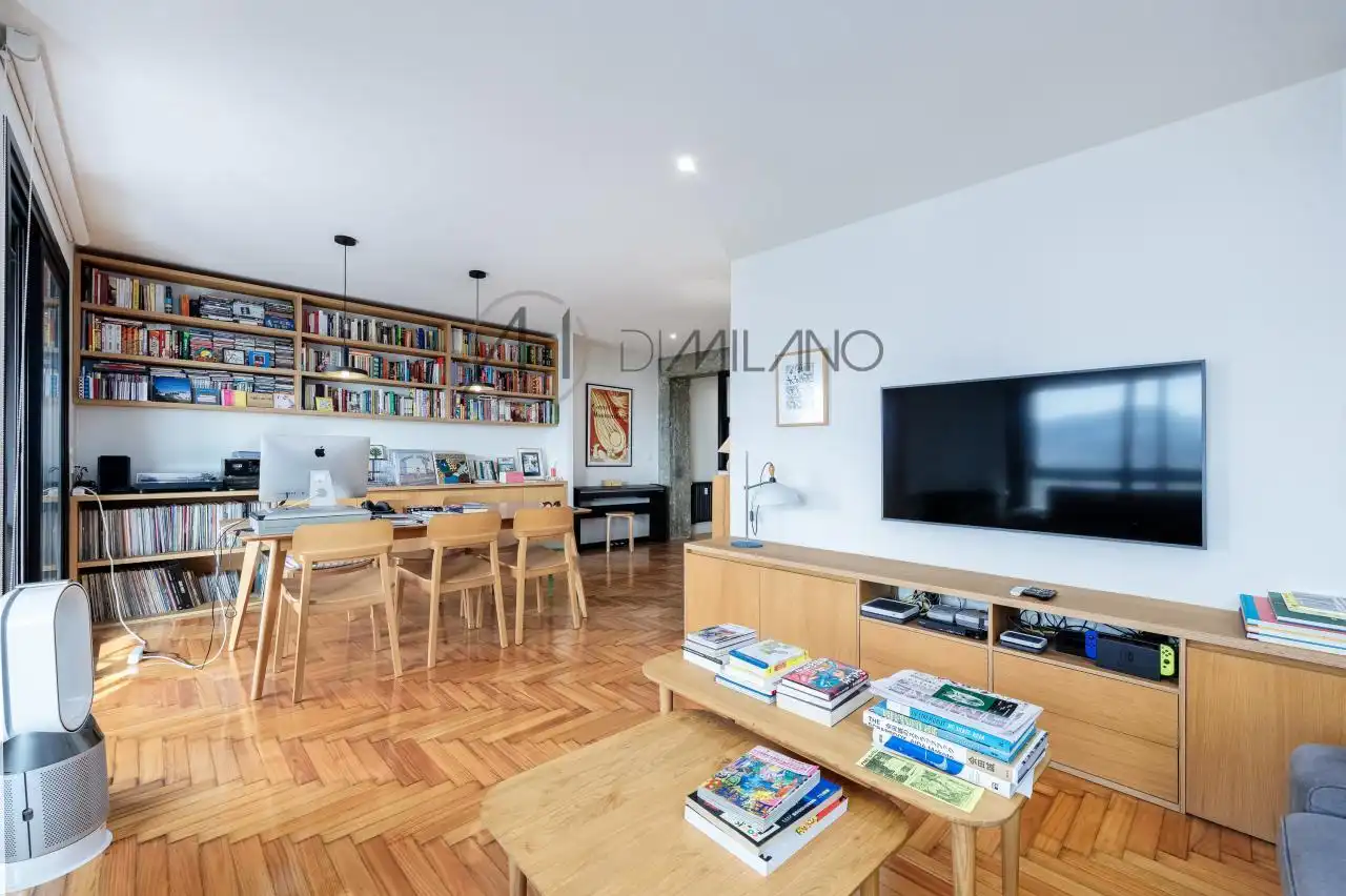 Living room of Flat for sale in Vigo   with Heating, Parquet flooring and Terrace