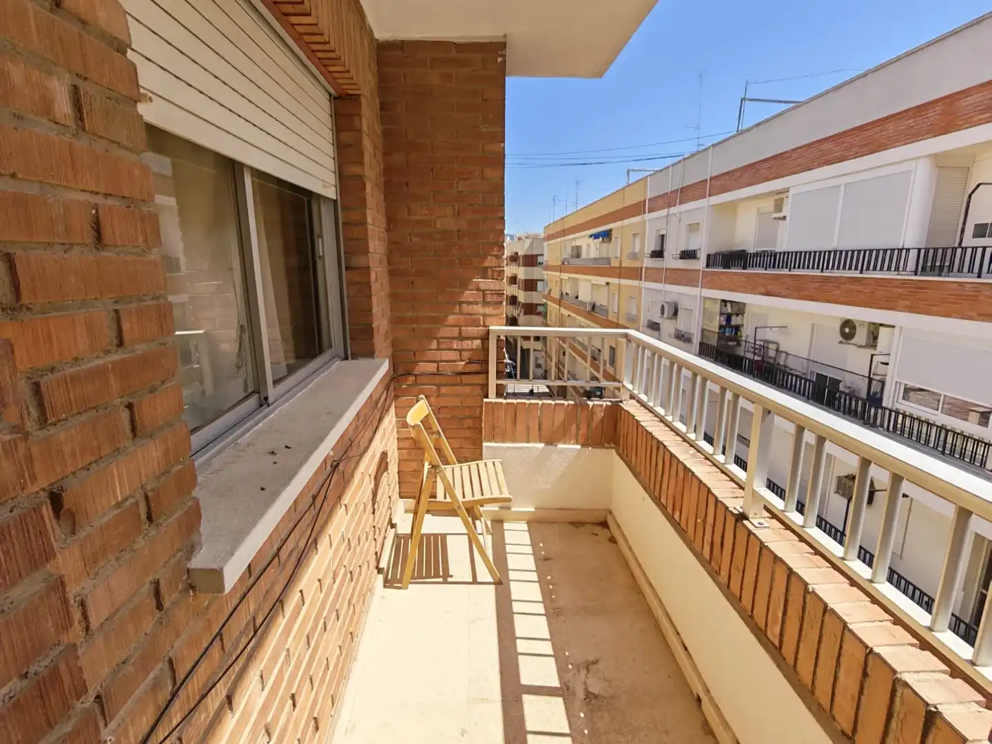 Terraza de Piso de alquiler en Murcia con Aire acondicionado, Calefacción y Trastero